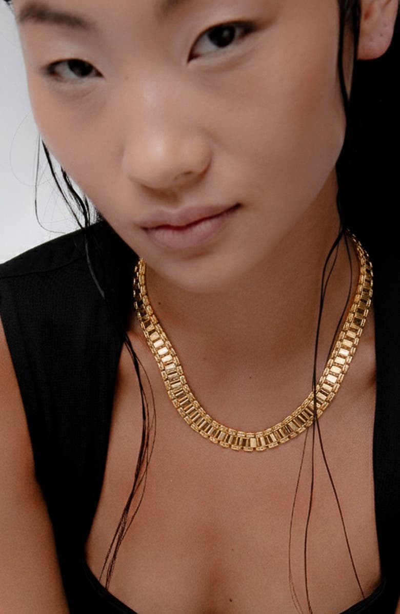YOJ Cratford Necklace in Gold, Alternate, color, Gold