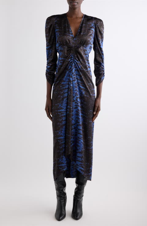 Lemila Silk Midi Dress