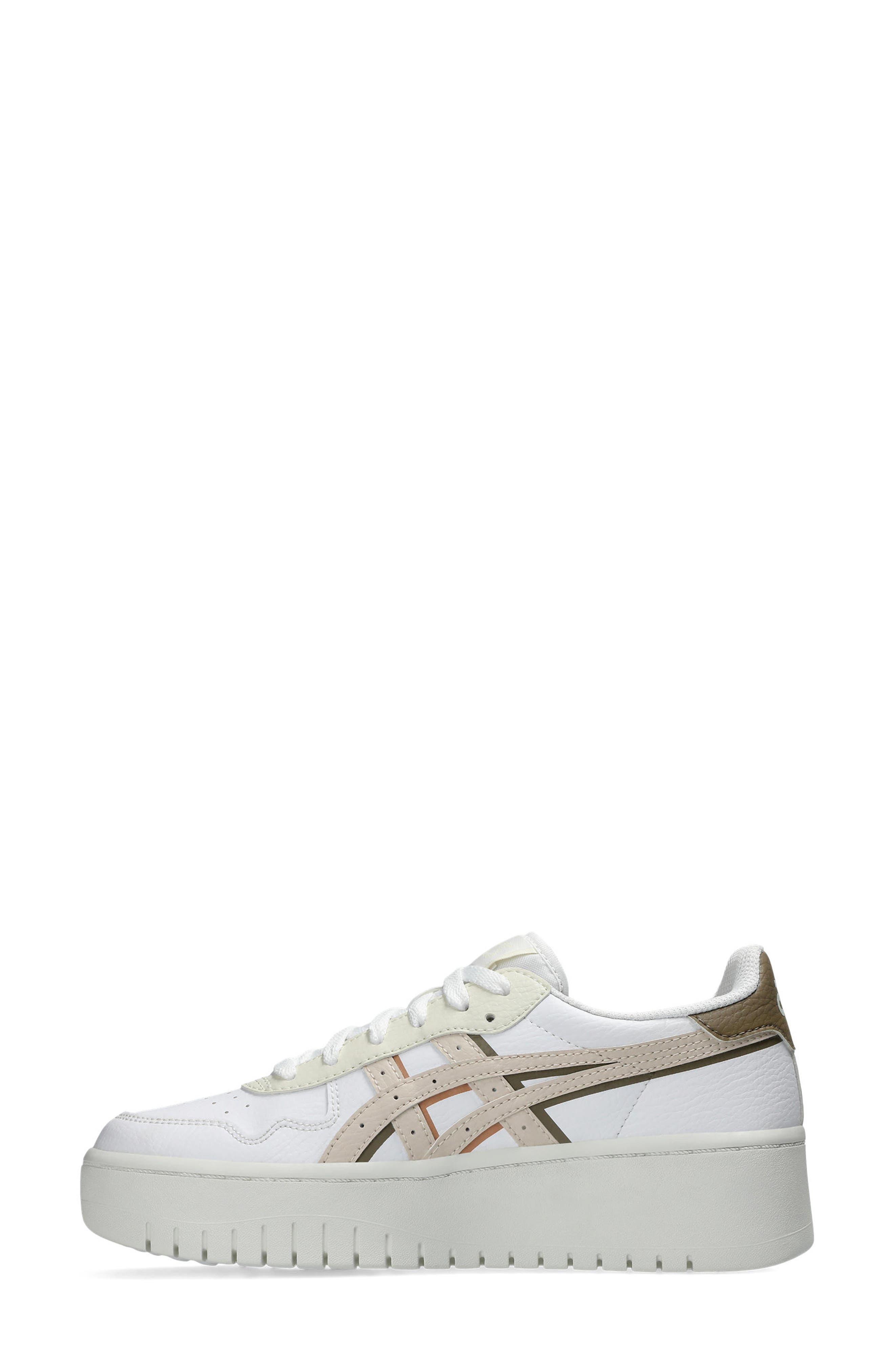 ASICS<sup>®</sup> Japan S<sup>™</sup> PF Platform Sneaker, Alternate, color, White/Mineral Beige