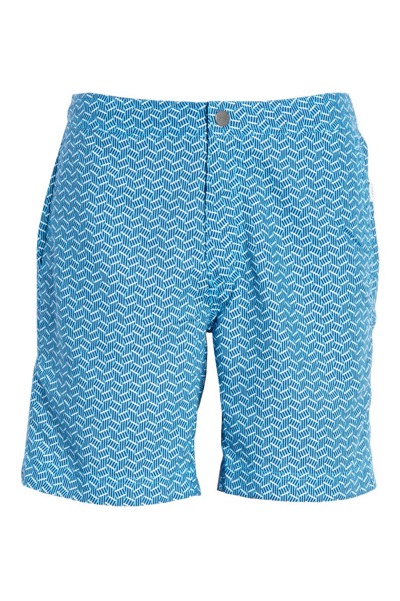 Calder Swim Trunks, Alternate, color, POOL BLUE