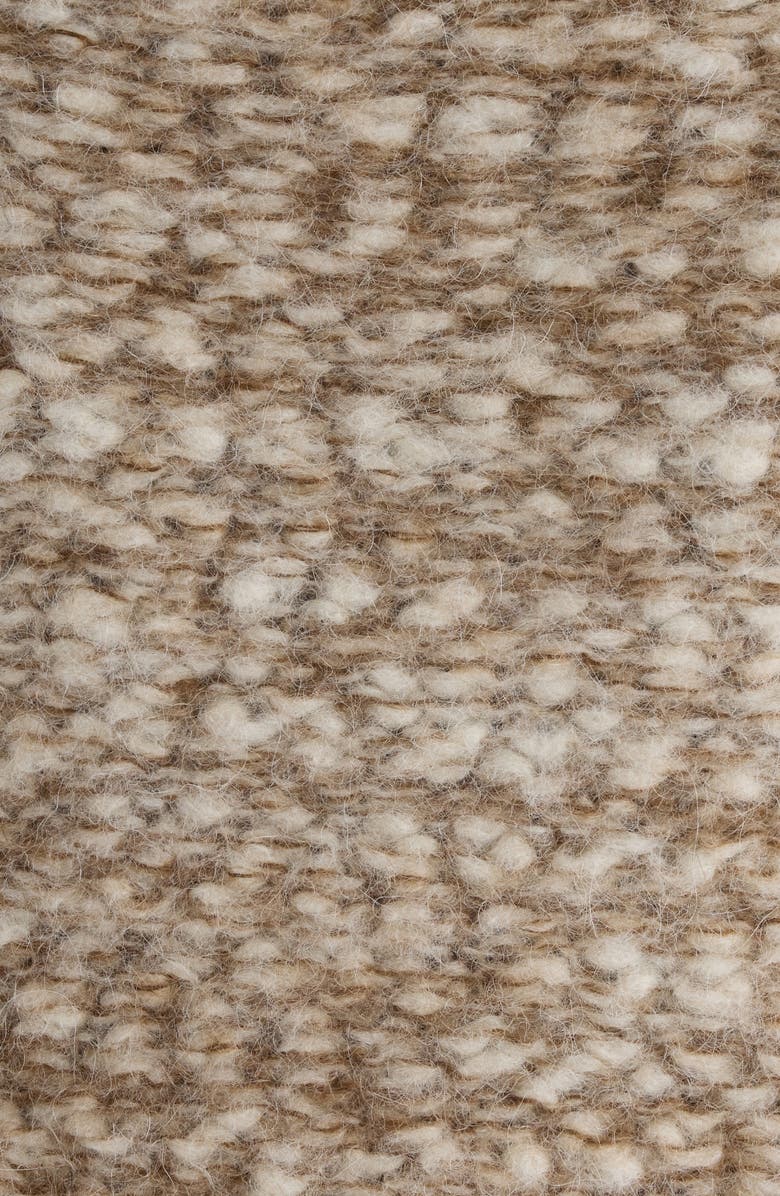 Isabel Marant Dorota Alpaca & Mohair Blend Cable Sweater, Alternate, color, Bronze/ Ecru