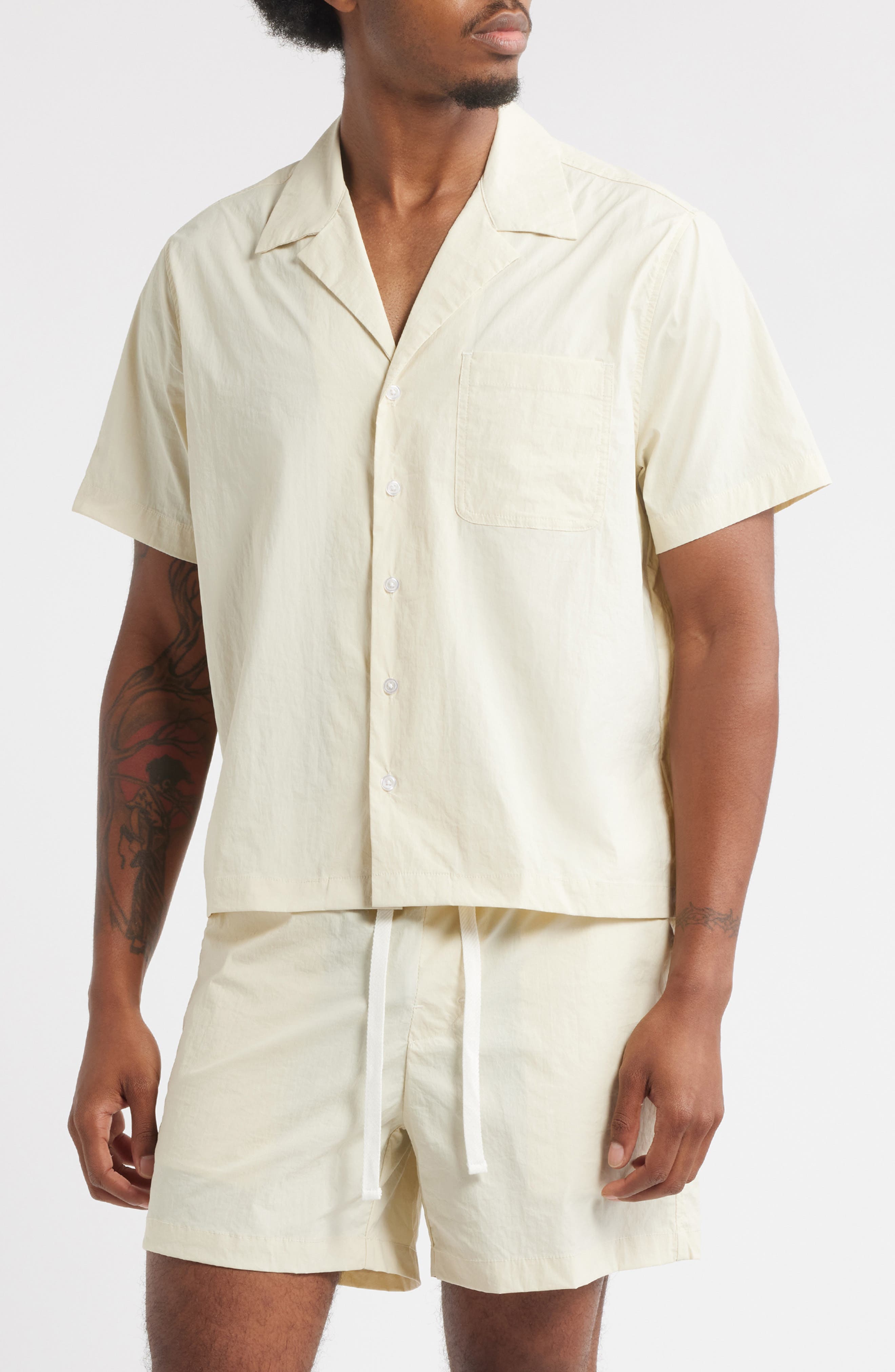 Kore Stretch Nylon Camp Shirt - image 3