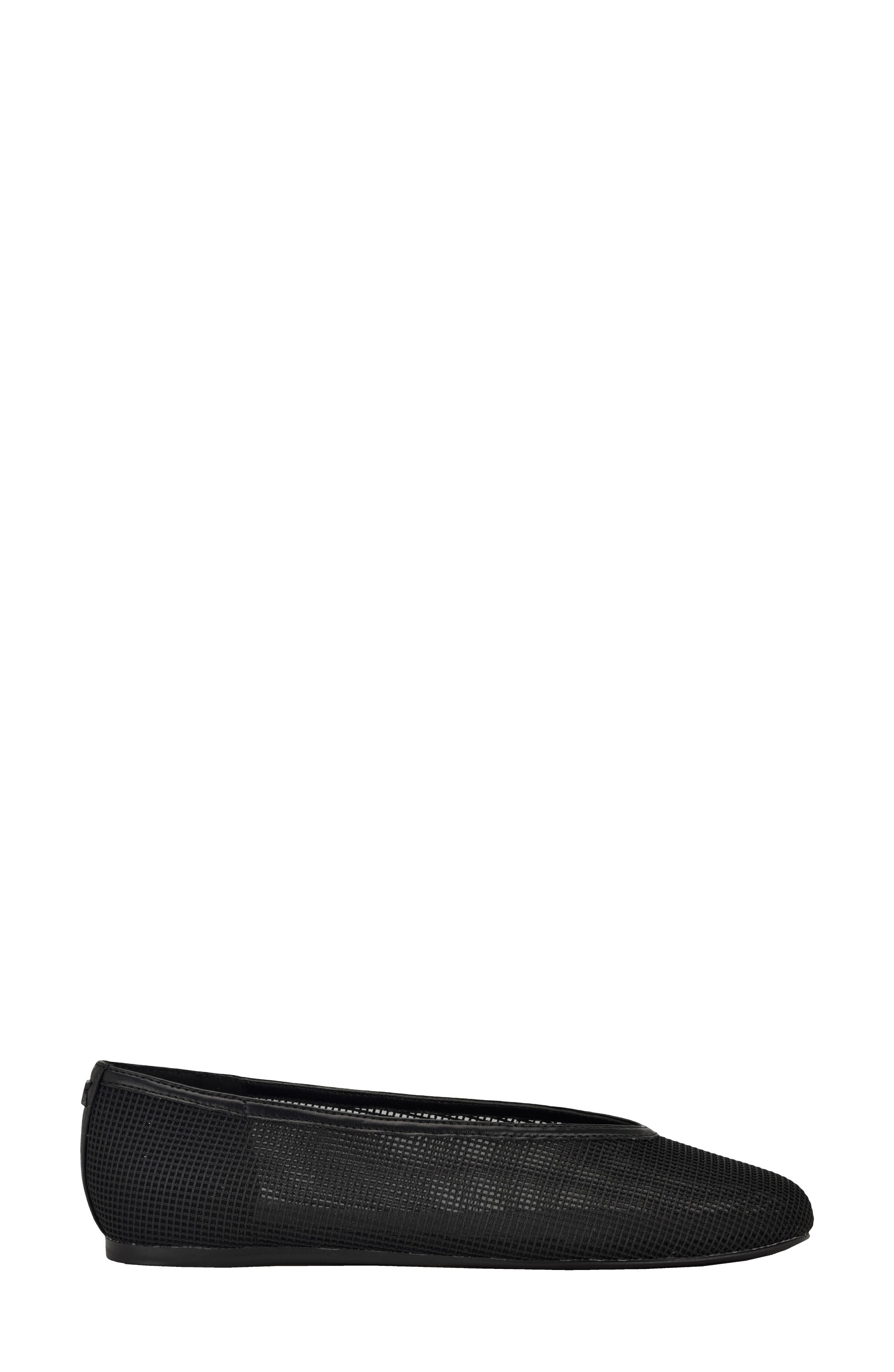 Calvin Klein Zinya Flat, Alternate, color, Black Mesh