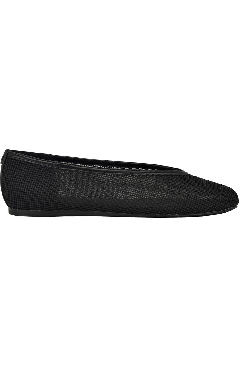 Calvin Klein Zinya Flat, Alternate, color, Black Mesh