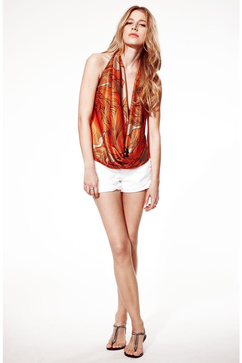 Rolled Denim Shorts, Alternate, color, JENNY