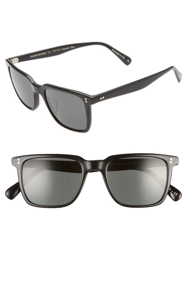 Oliver Peoples Lachman 50mm Polarized Sunglasses, Main, color, 