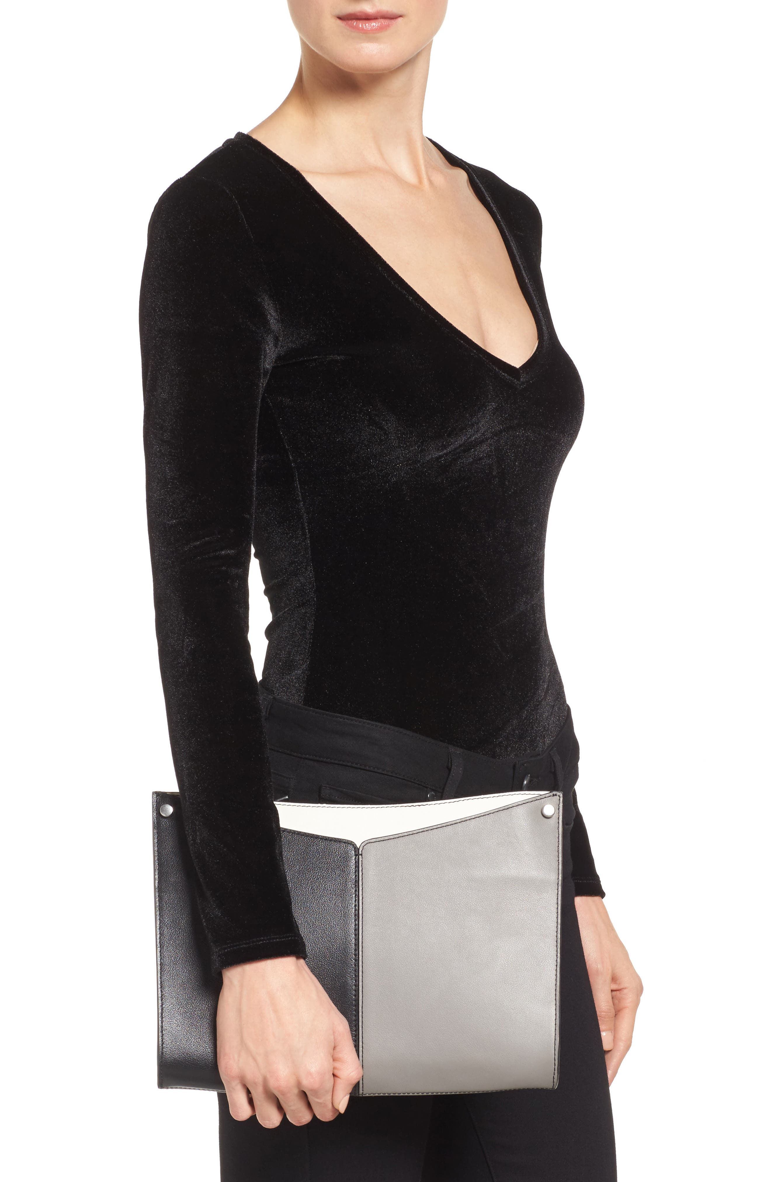 Treasure & Bond Harrison Leather Shoulder Bag, Alternate, color, 