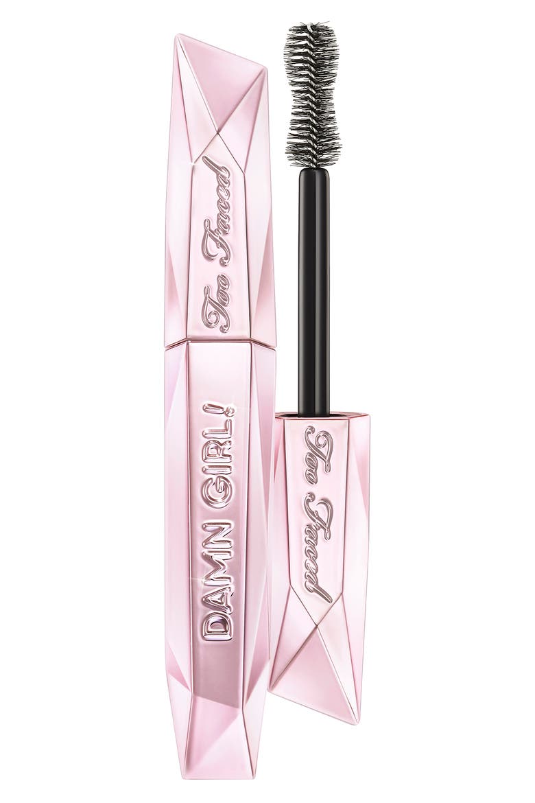 Damn Girl! 24-Hour Volumizing & Lengthening Mascara, Main, color, BLACK