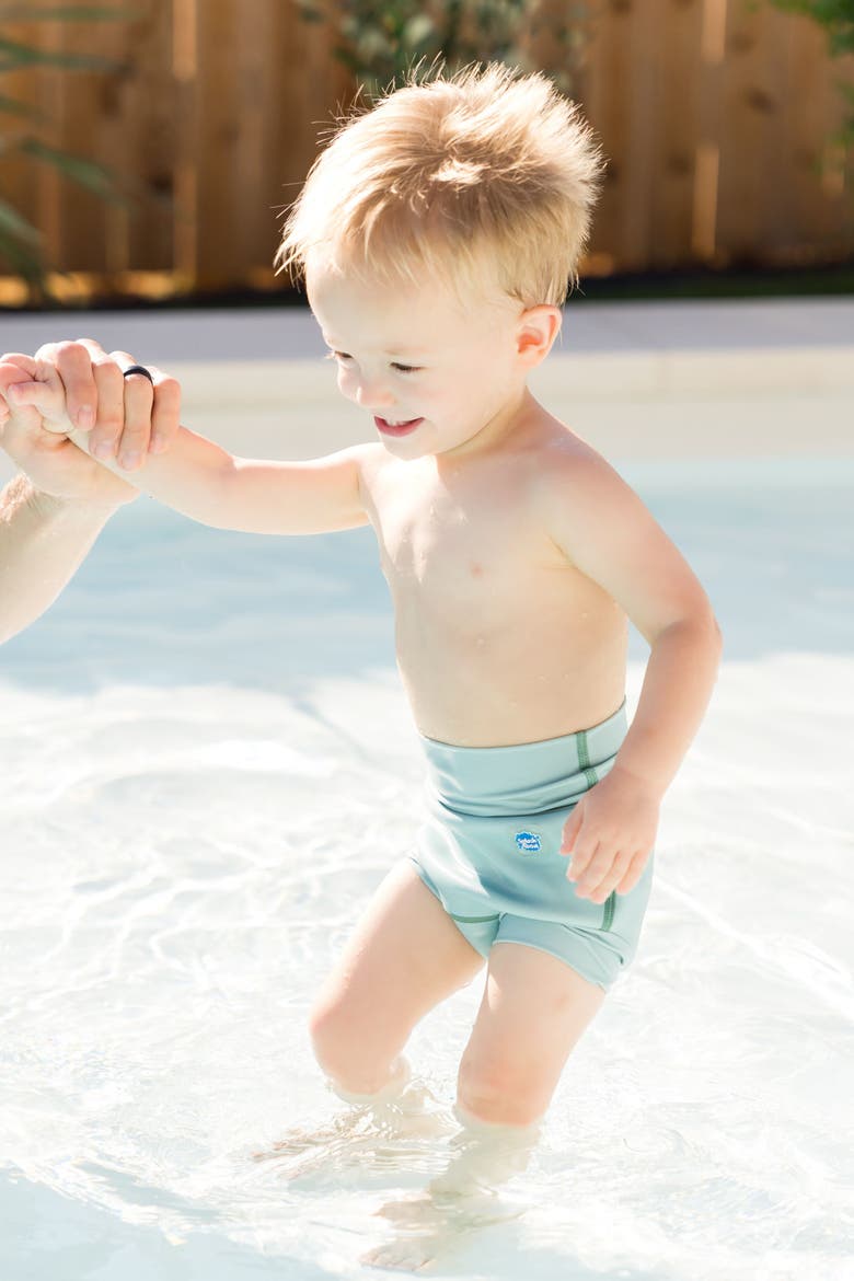Happy Nappy Duo Reusable Double Swim Diaper, Alternate, color, Pistachio