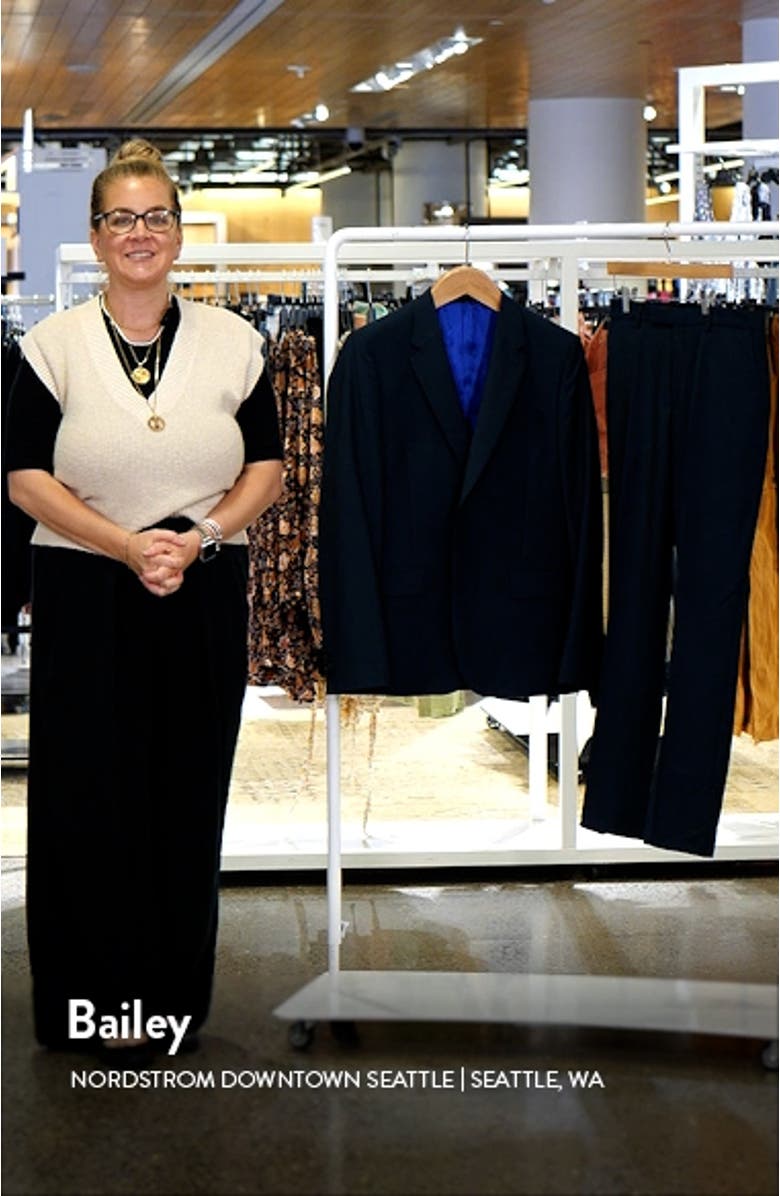 Tailored Fit Wool & Mohair Suit, sales video thumbnail