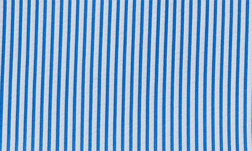Snapper Rock Parisian Summer Long Sleeve Skirted One-piece Swimsuit In Blue