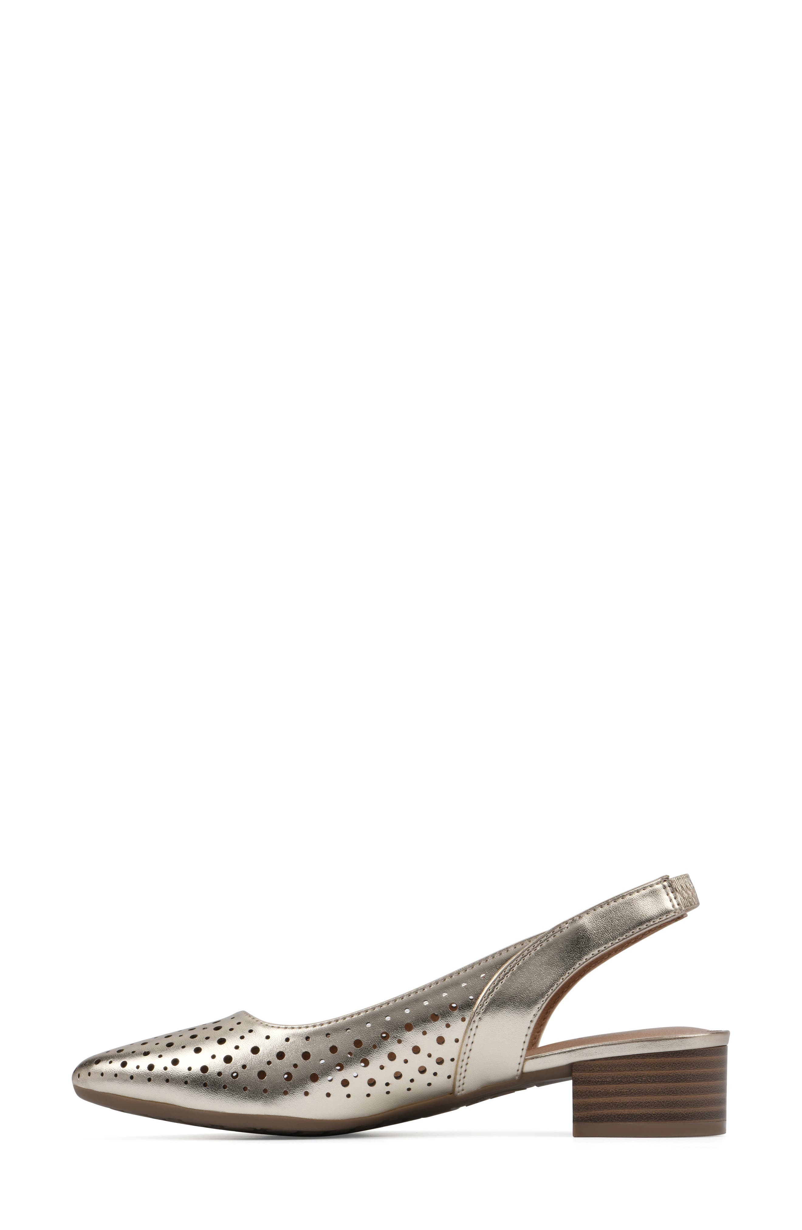 Boronic Slingback Pump, Alternate, color, LT.GOLD/ MET/ SMOOTH