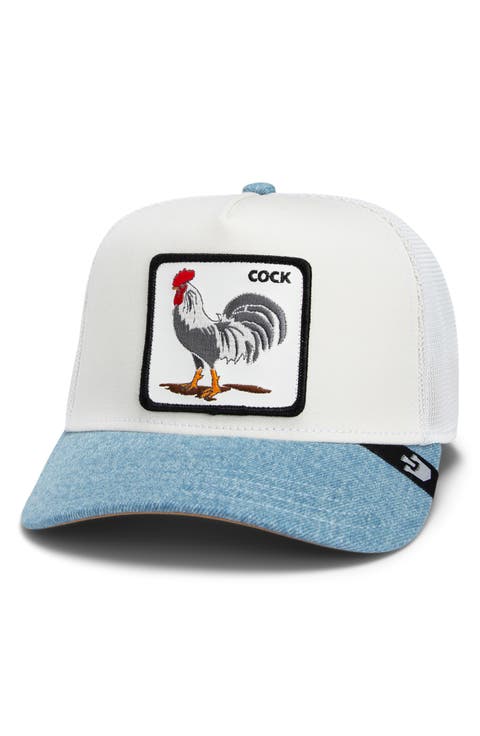 Rooster Patch Snapback Baseball Cap