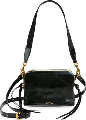 Isabel Marant Wardy Crinkle Leather Camera Bag Nordstrom