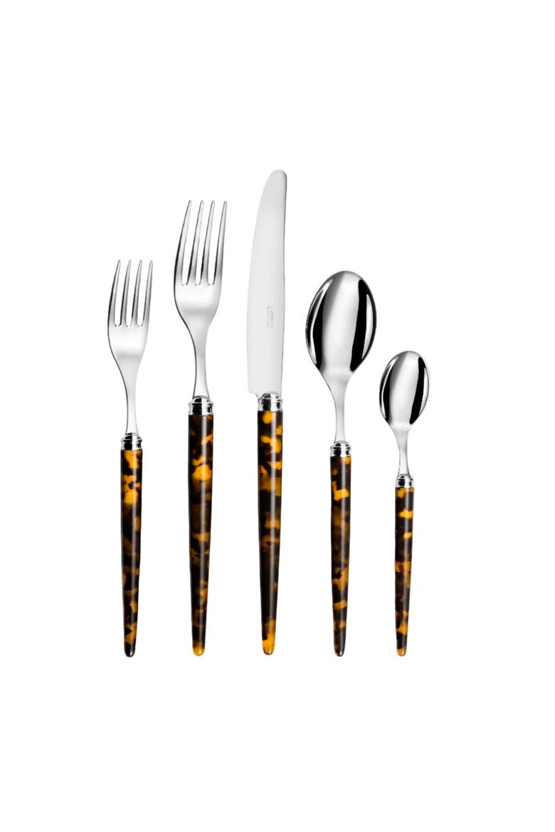 Tang - 5 Piece Place Setting, Main, color, Tortoise