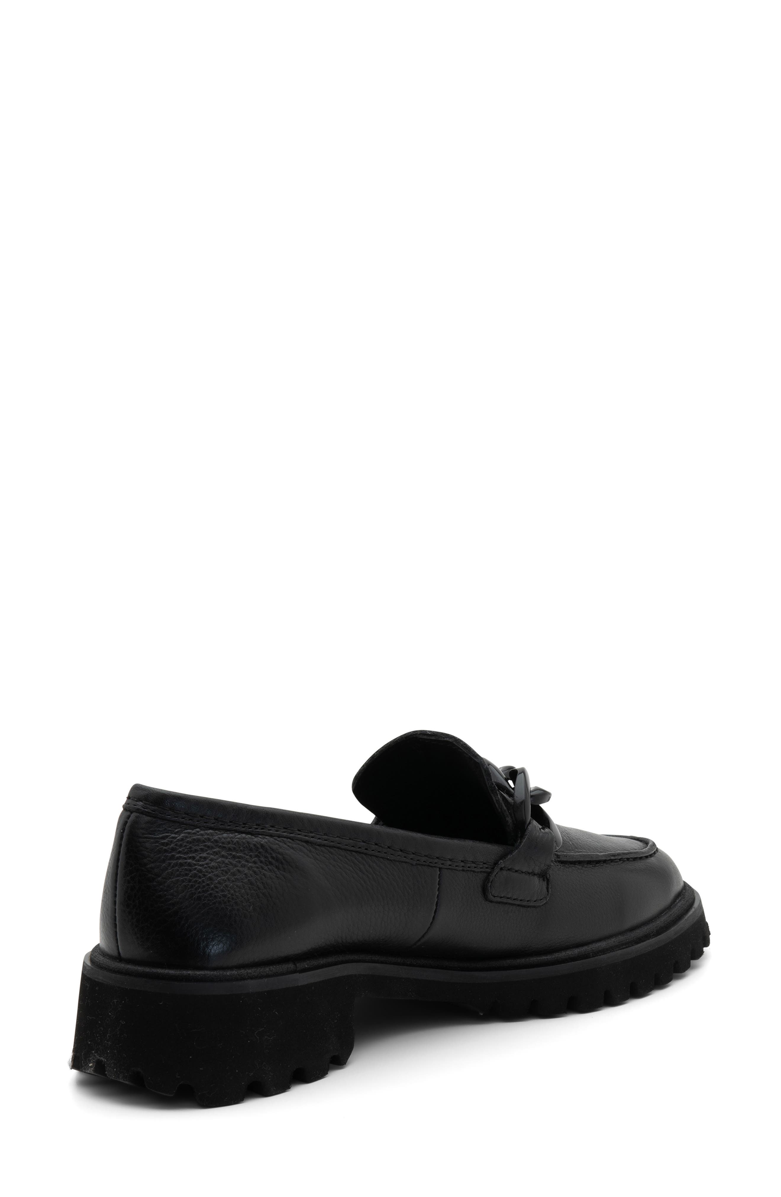 ara Kiana Lug Sole Loafer, Alternate, color, Black