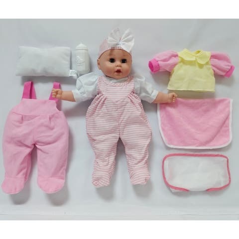 16" Soft Baby Doll Playset