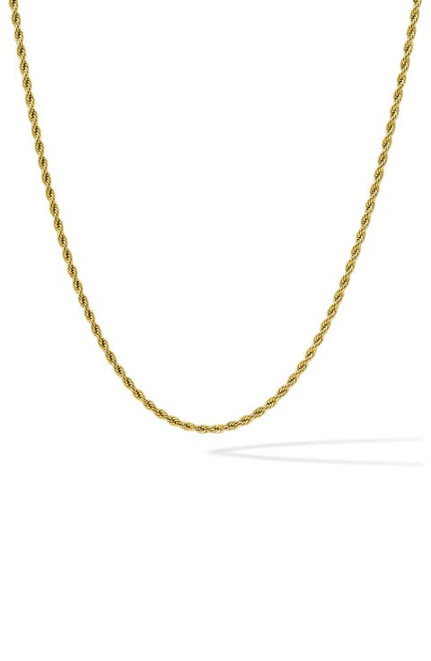 Men's Rope Chain Necklace