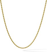 Vincero Men's Rope Chain Necklace