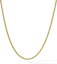 Vincero Men's Rope Chain Necklace