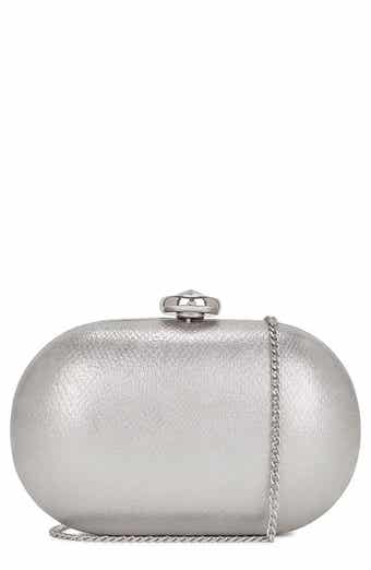 Olga Berg Marta Metallic Clutch
