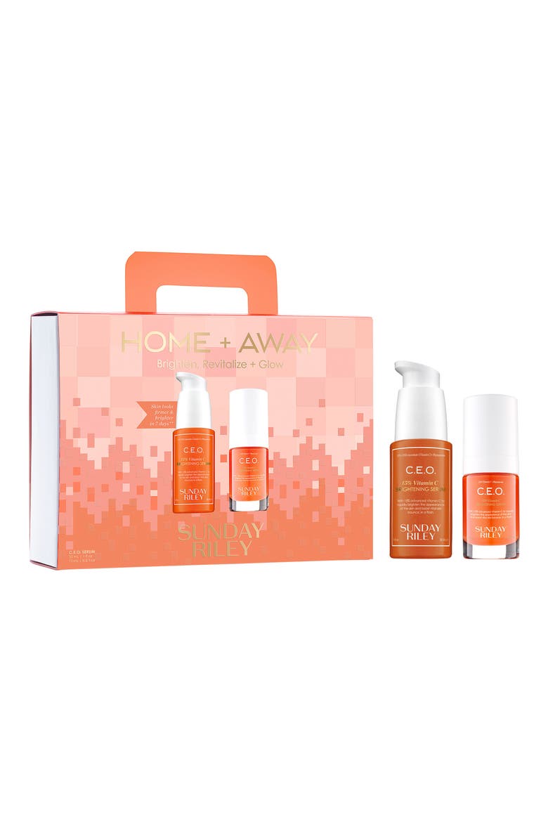 Home & Away Brighten, Revitalize & Glow C.E.O. Serum Duo (Limited Edition) $135 Value, Main, color, NO COLOR