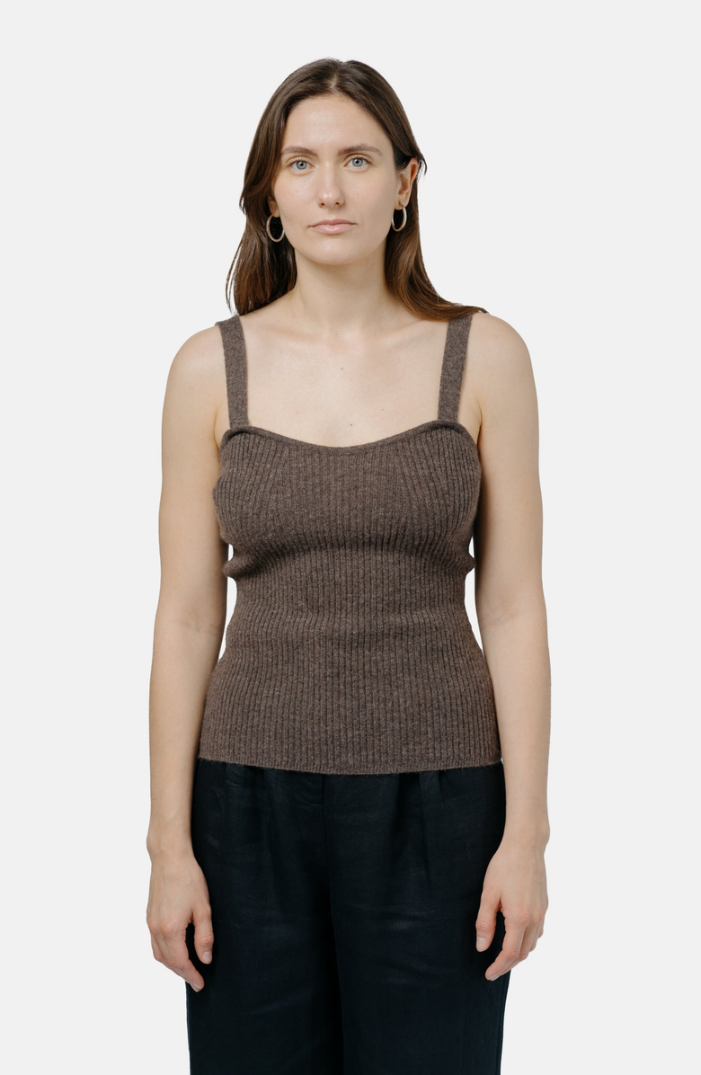 1People-US Ulaanbaatar Strap Top, Main, color, Brown Melange