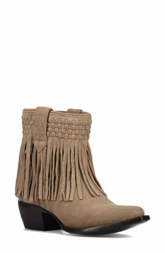 Sacha Fringe Western Bootie