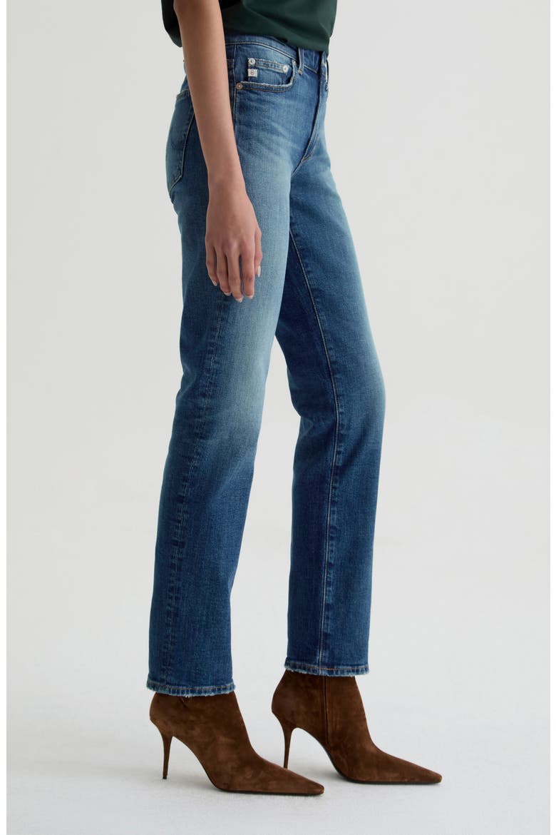 Sandra Low Rise Slim Straight Leg Jeans, Alternate, color, 10 YEARS ILLIAD