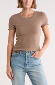 Splendid Joey Short Sleeve Sweater