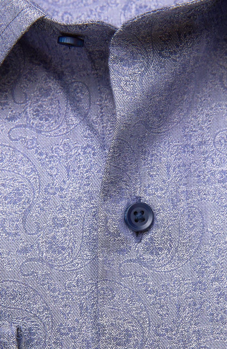 David Donahue Fusion Jacquard Dress Shirt, Alternate, color, 