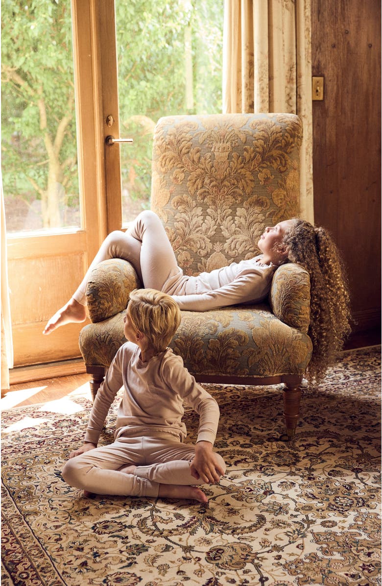 NoggiWear Sweet Dreams Loungewear Set, Alternate, color, Neutral