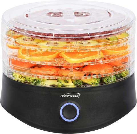 5 Tray Black Food Dehydrator with Auto Shutoff