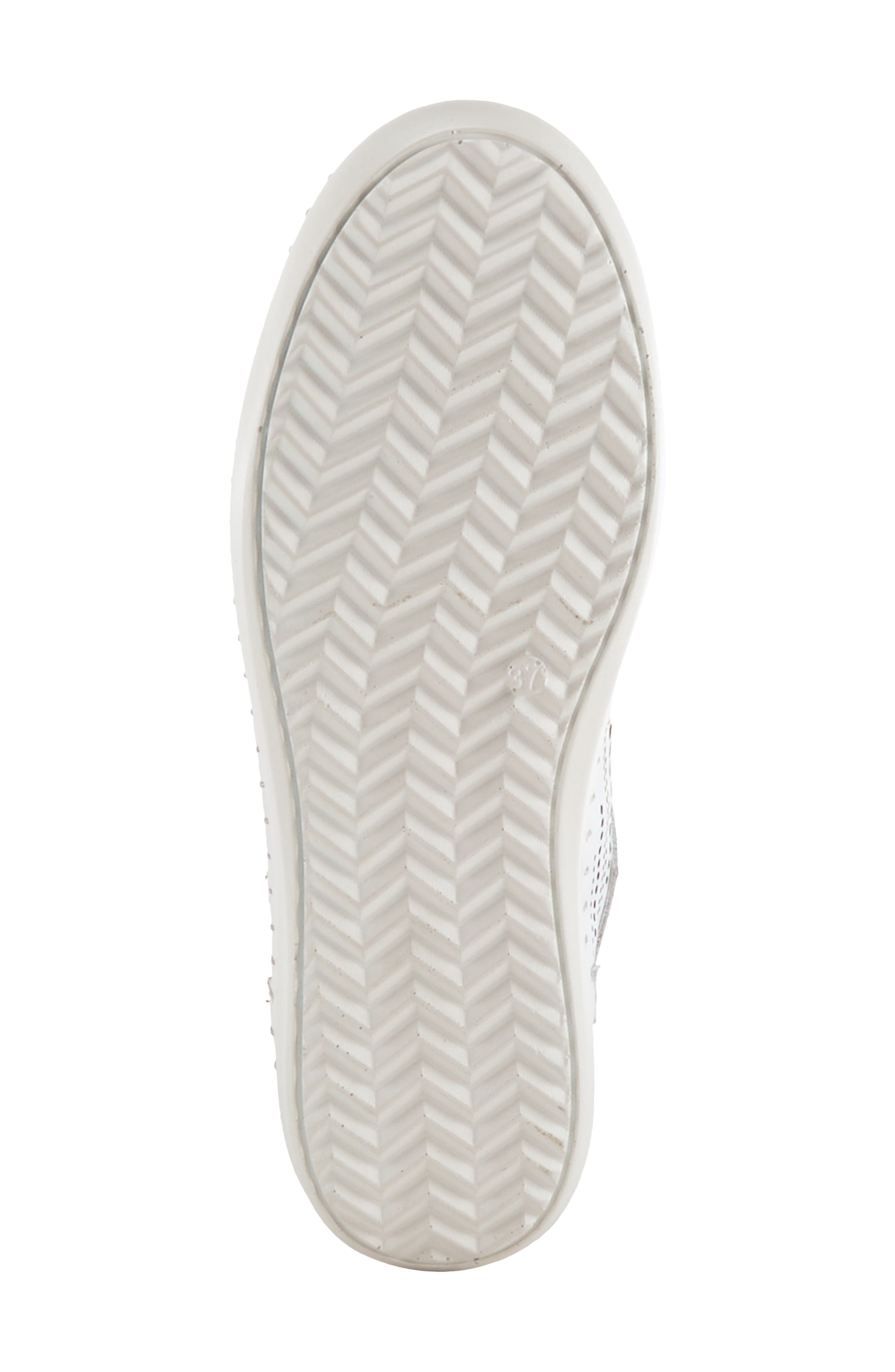 Jumilla Mixed Media Slip-On Sneaker, Alternate, color, WHITE