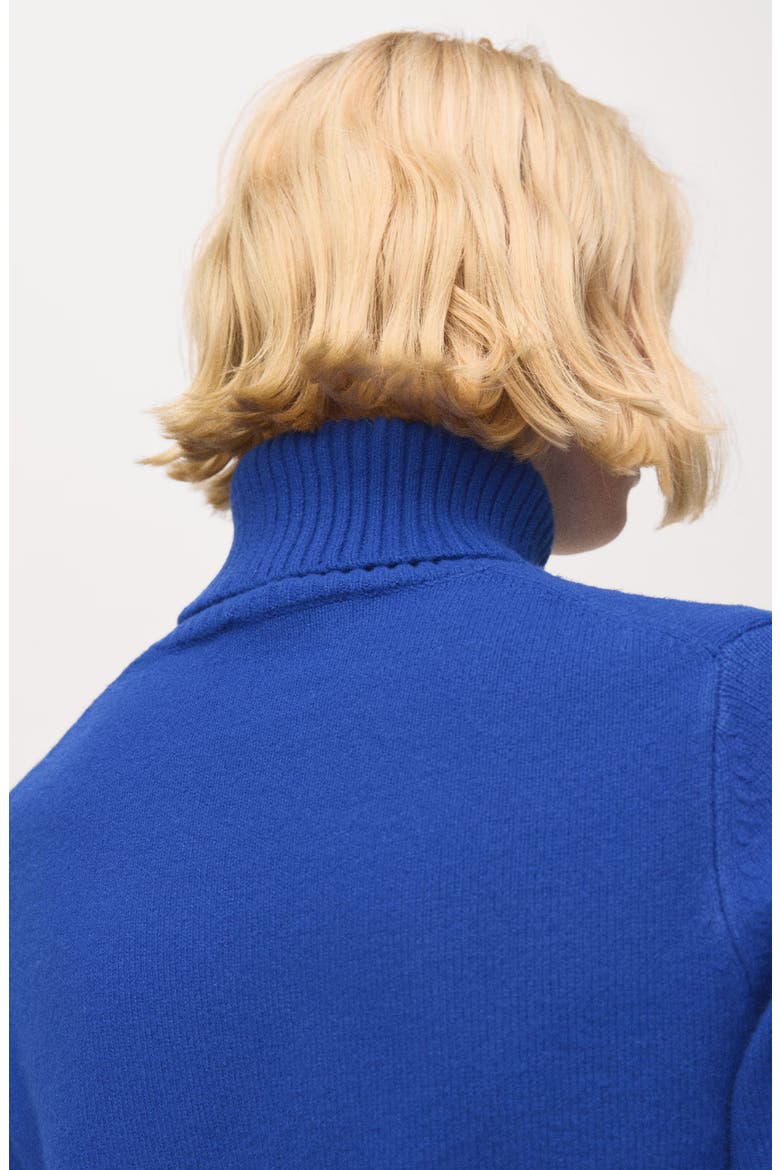 Turtleneck Sweater, Alternate, color, VIBRANT BLUE