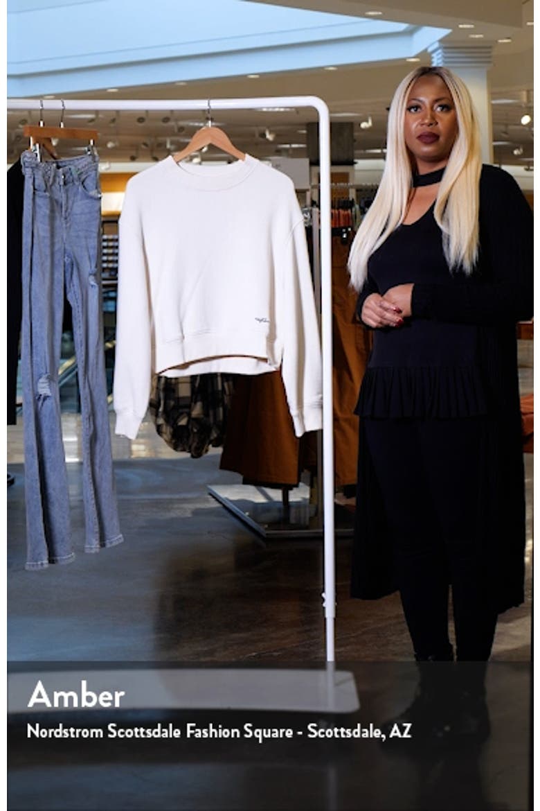 Cotton Blend French Terry Sweatshirt video