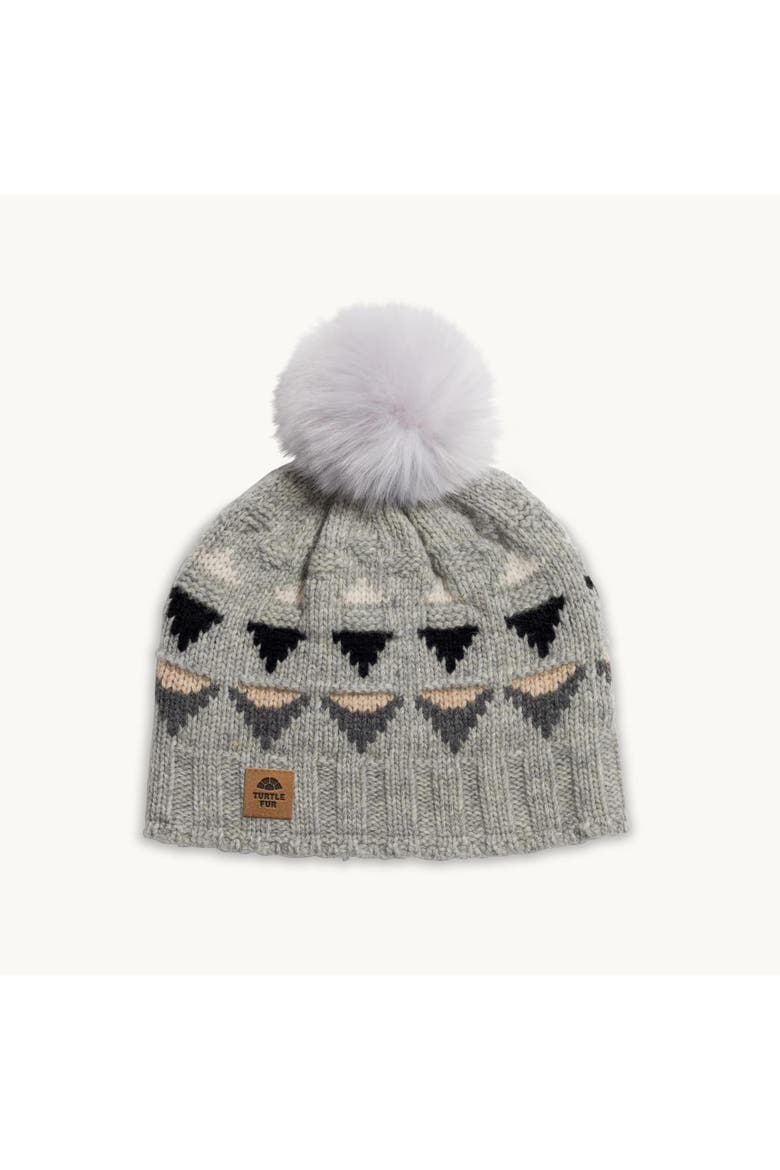Moonglade Pom Beanie, Main, color, Gray