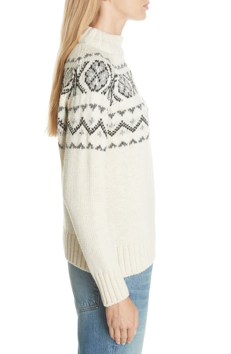 &Daughter Malin Fair Isle Wool Sweater, Alternate, color, 