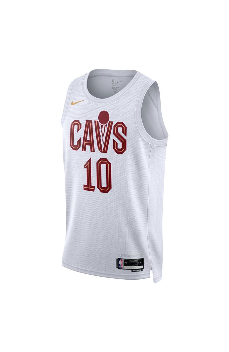 Nike Unisex Nike Darius Garland White Cleveland Cavaliers Swingman Jersey - Association Edition, Alternate, color, 