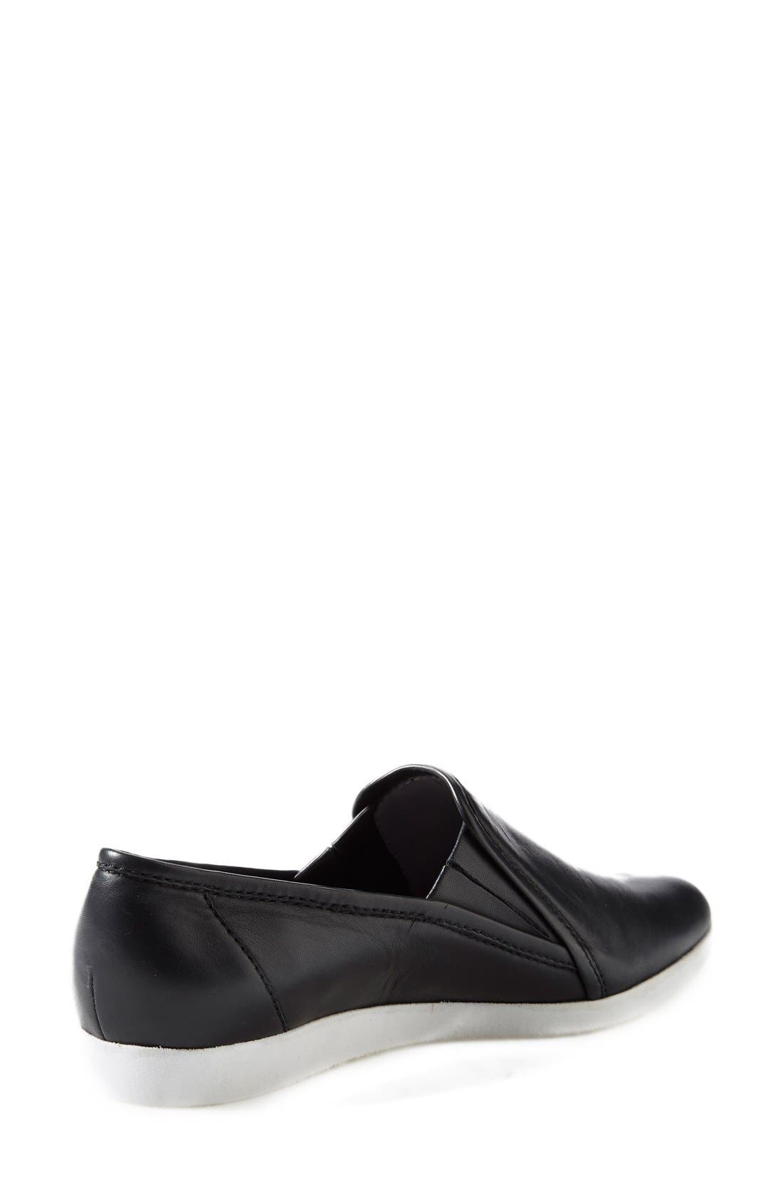 Trouvé 'Evans' Leather Slip-On Sneaker, Alternate, color, 