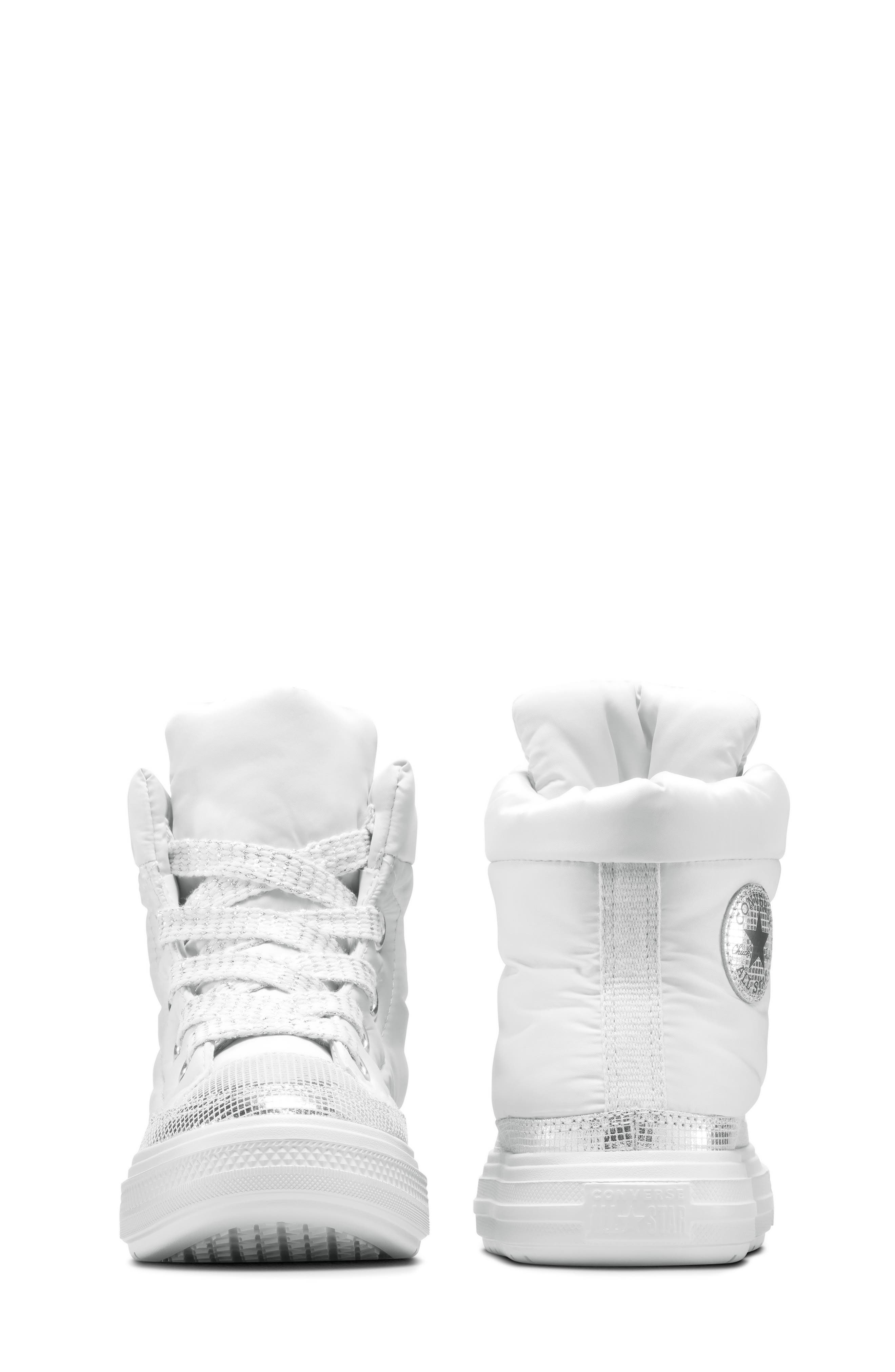 Converse Kids' Chuck Taylor<sup>®</sup> All Star<sup>®</sup> Elements High Top Sneaker, Alternate, color, Barely Grey/ Silver/ Black