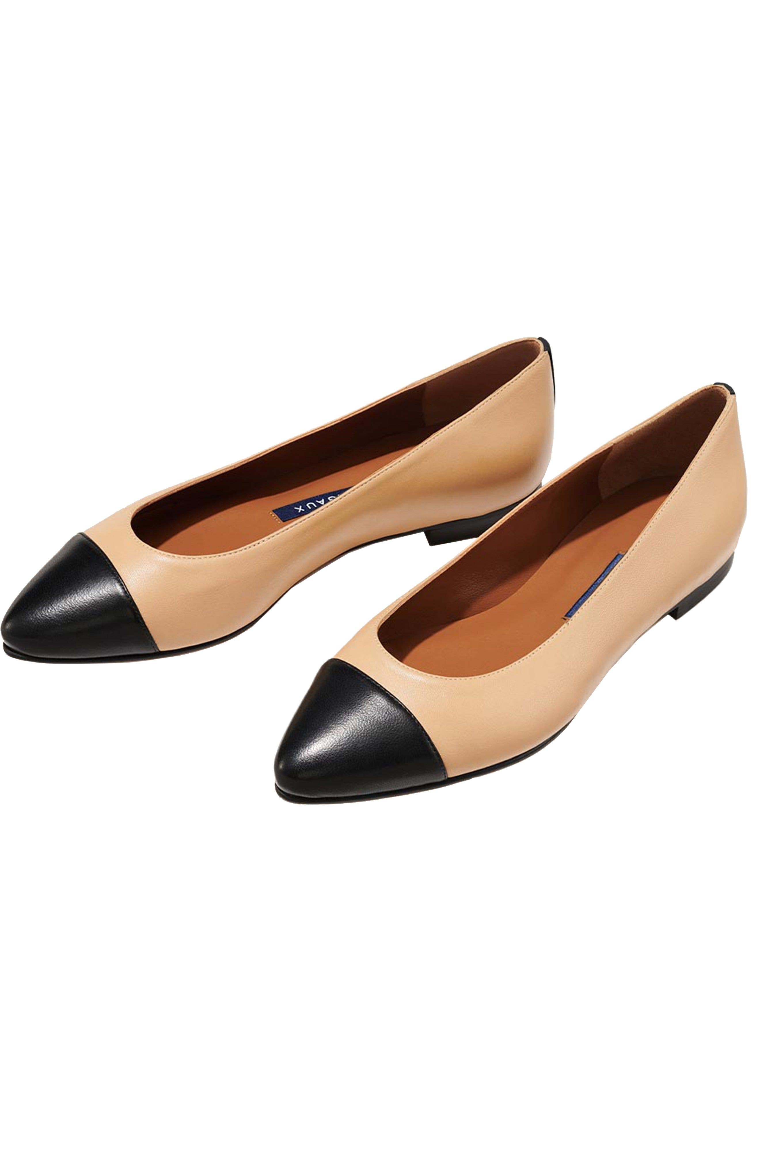 The Cap-Toe Pointe, Alternate, color, Dune and Black