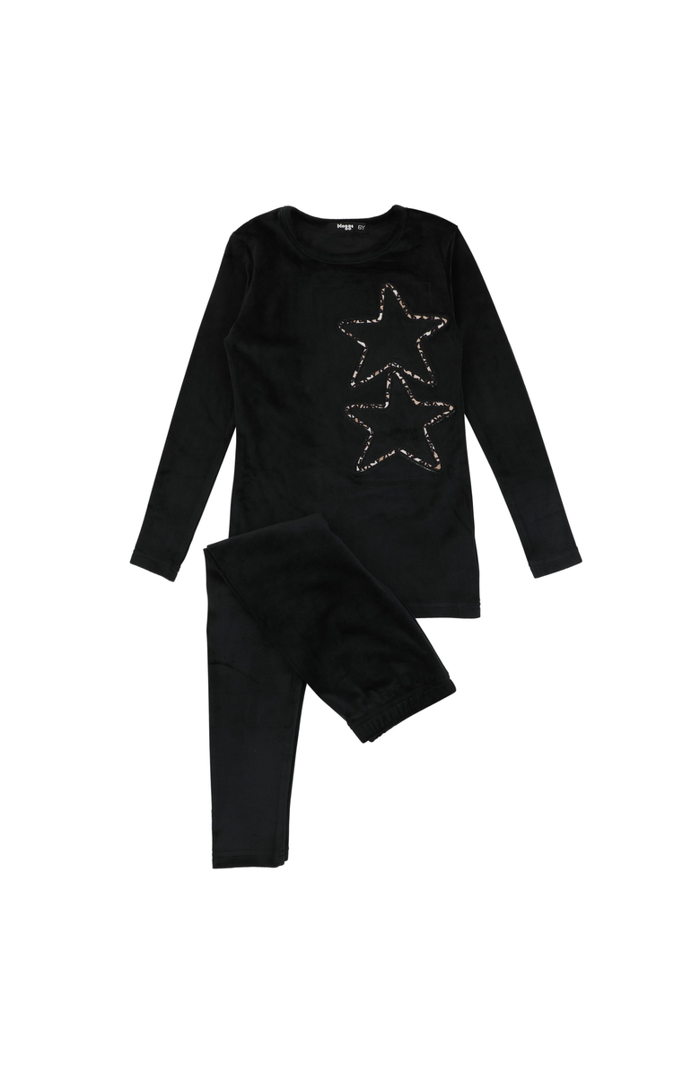 NoggiWear Velour Star Loungewear Set, Main, color,