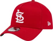 New Era Men's New Era Red St. Louis Cardinals Team Color A-Frame 9FORTY Adjustable Hat