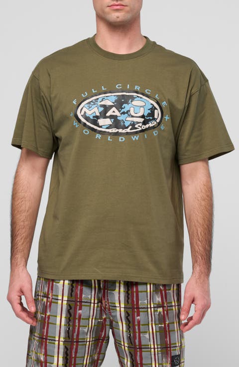 Full Circle Cotton Graphic T-Shirt