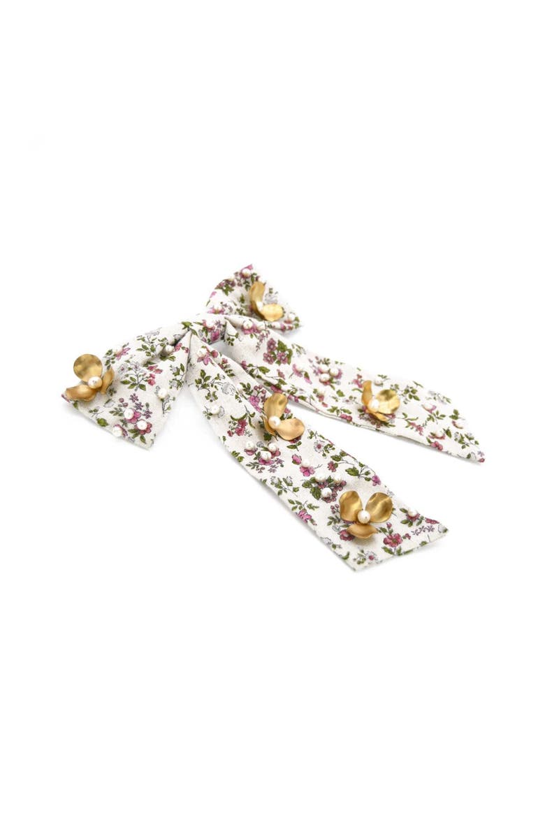 Cherry Blossom Barrette, Alternate, color, Pink