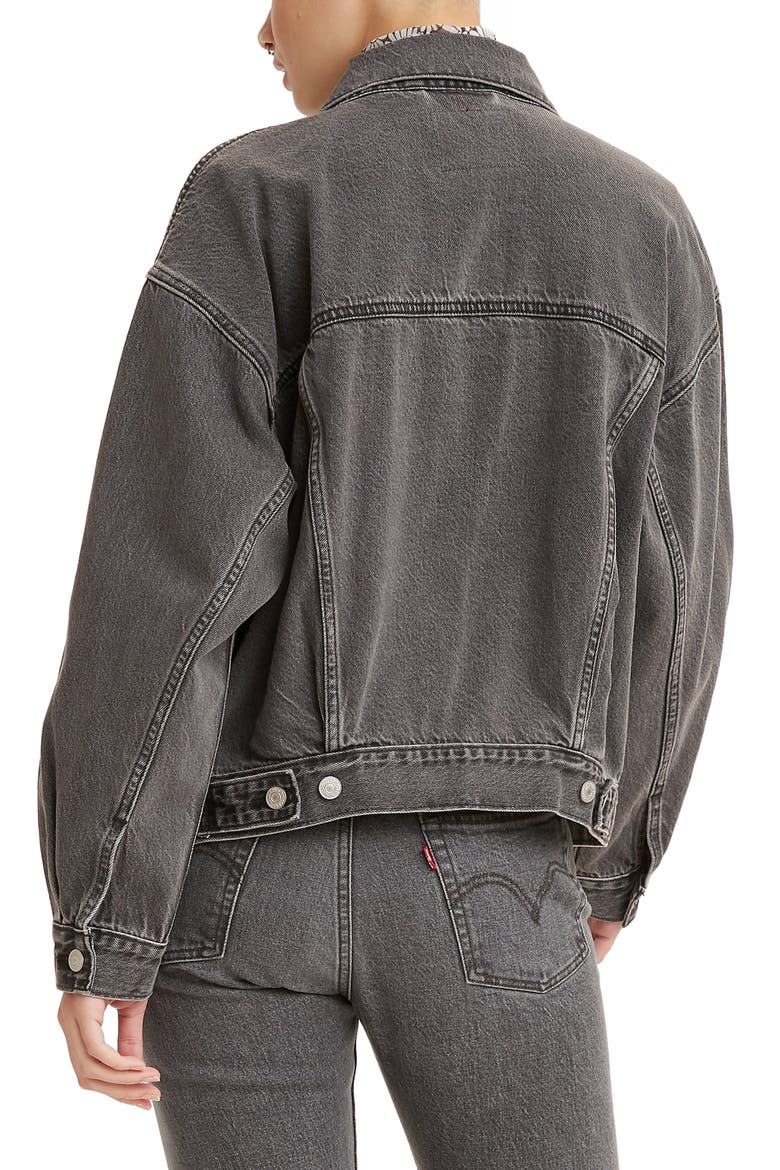 Levi's® '90s Denim Trucker Jacket, Alternate, color, BE KIND REWIND