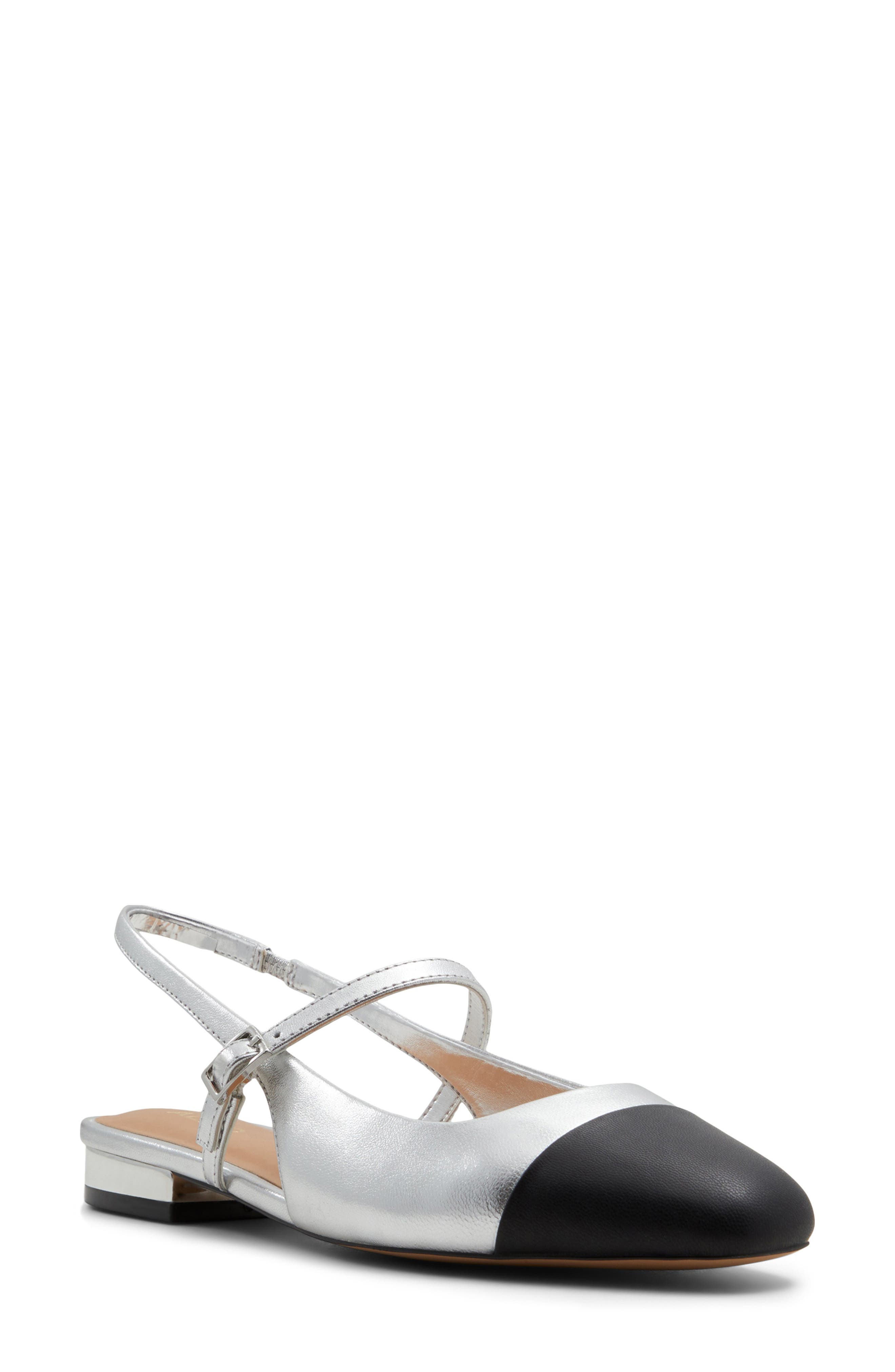 ALDO Sadey Slingback Mary Jane Cap Toe Flat, Main, color, 