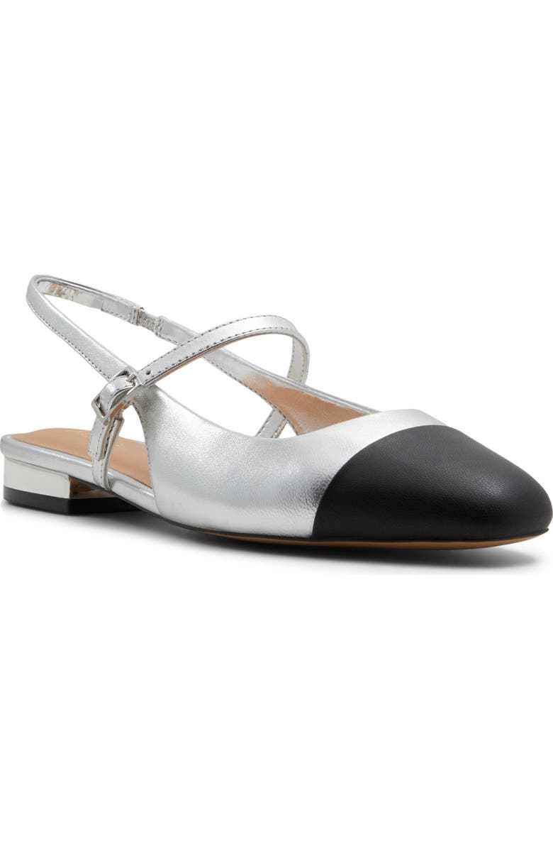 ALDO Sadey Slingback Mary Jane Cap Toe Flat, Main, color,
