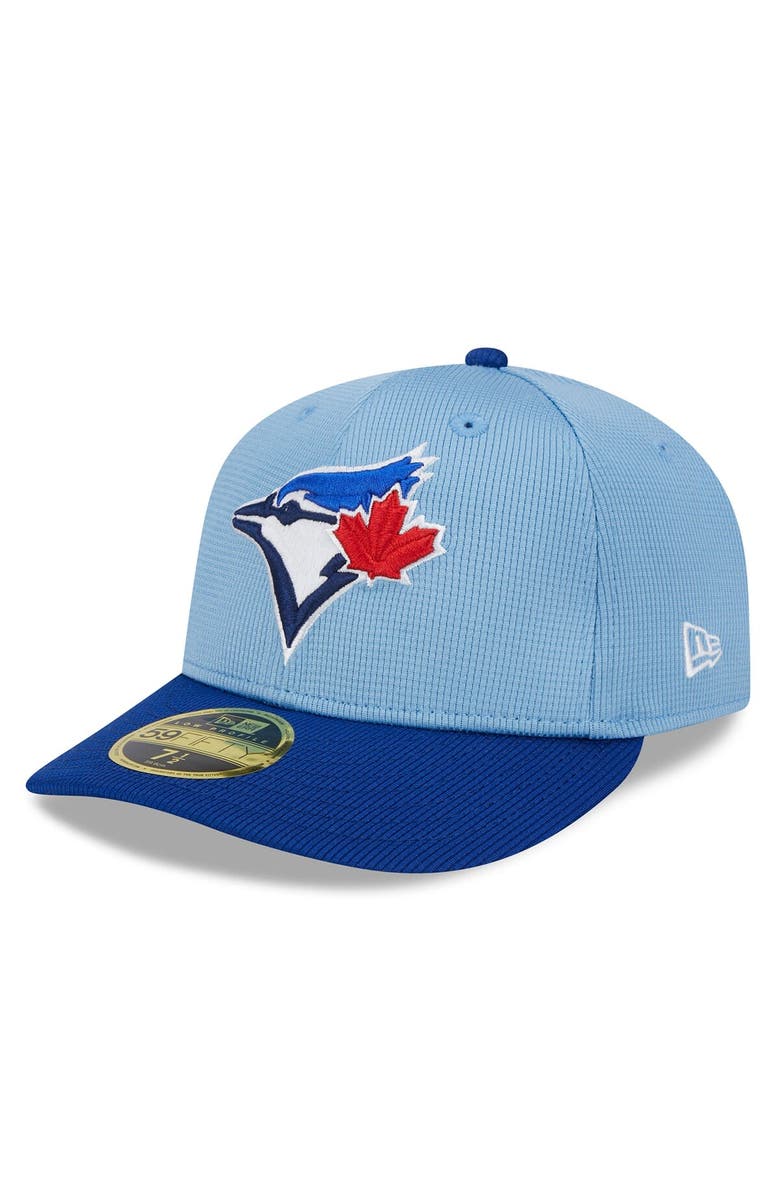 New Era Men's New Era  Light Blue Toronto Blue Jays 2025 Batting Practice Low Profile 59FIFTY Fitted Hat, Main, color, 